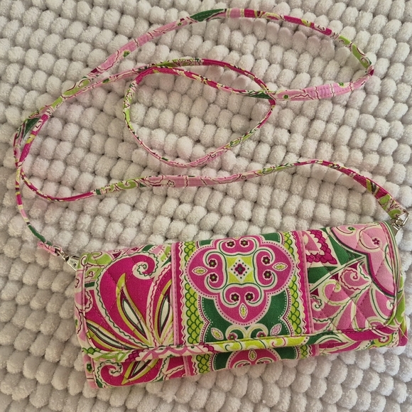Vera Bradley Pink and Green Patterned Women's Bag - Picture 3 of 3
